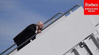 Biden Is Using Shorter Stairs To Avoid Falls While Boarding Air Force One, Report Says