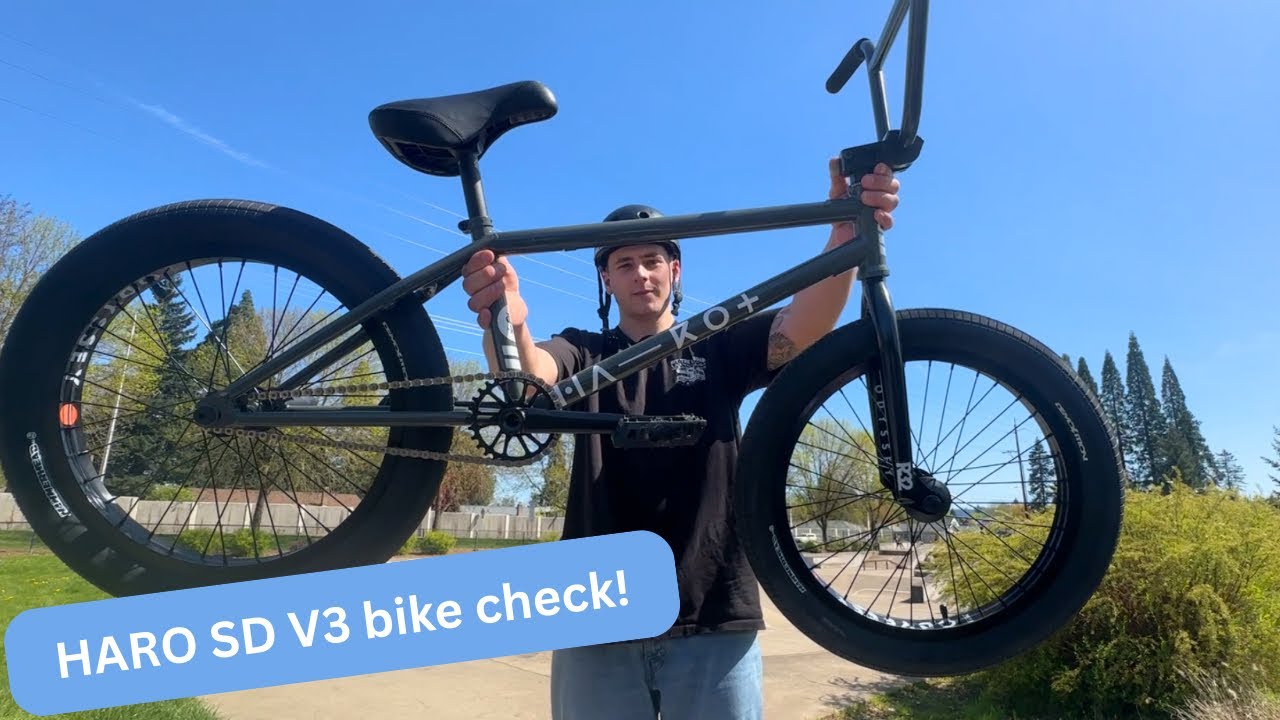 HARO SD V3 Bike Check | BRAND NEW CUSTOM BMX - YouTube