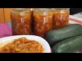 Самая вкусная закуска на зиму! Кабачки в томате. Кабачки на зиму.