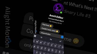 Rate this Alight Motion text edit 1-10! 🎬👇 #shorts #edit #viral #trending #lyrics