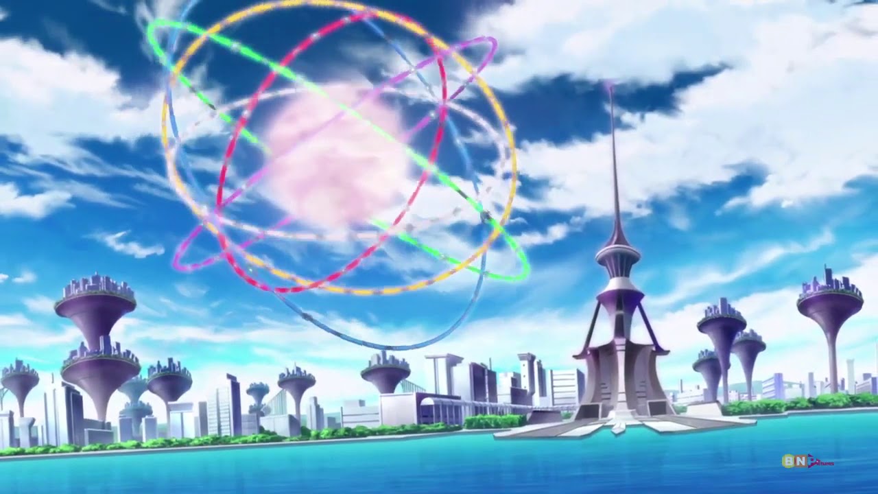 Battle Spirits Saga Brave 第一話對戰場面