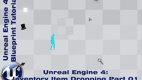 UE4 Inventory Item Dropping Part 02 | A Blueprint Tutorial Series by Devin Sherry