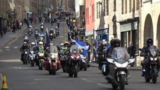 Yes Bikers lead off the 2026 Believe in Scotland March