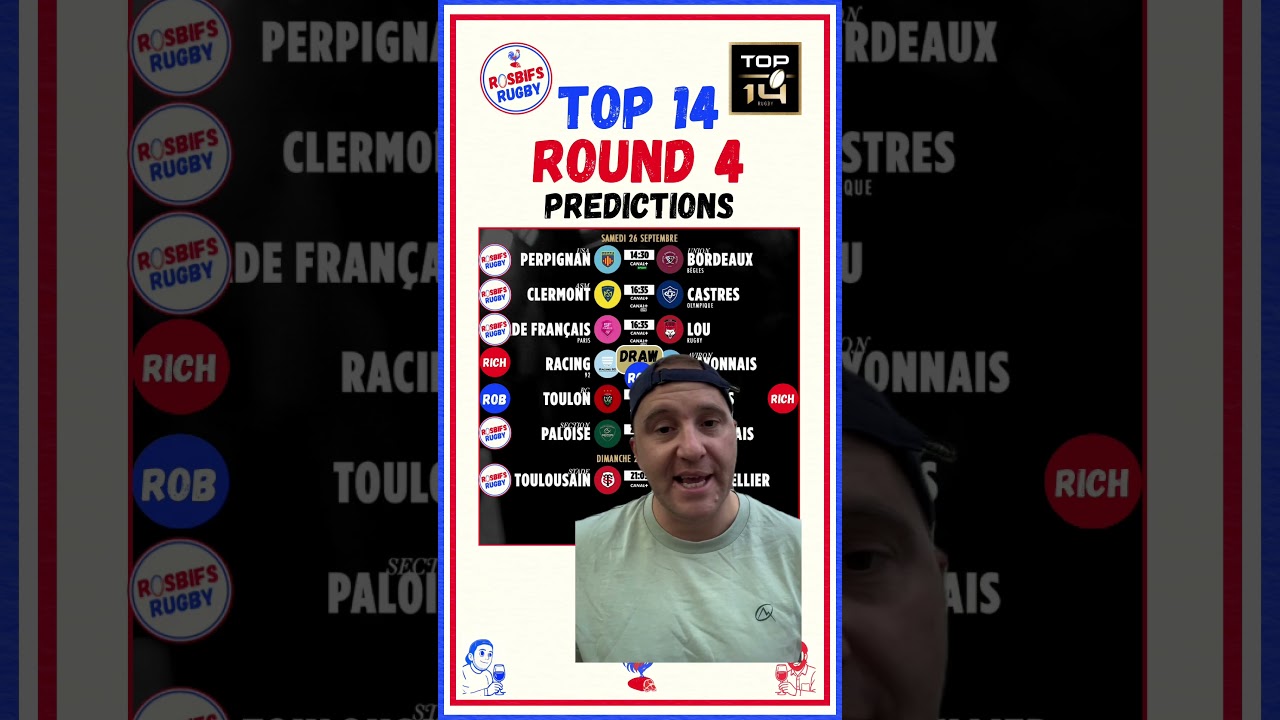 TOP 14 Predictions | Round 4🔮