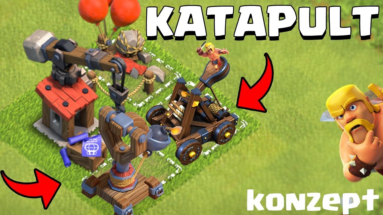 DAS KATAPULT in CLASH OF CLANS! ⭐️ Konzept ⭐️ CoC - YouTube