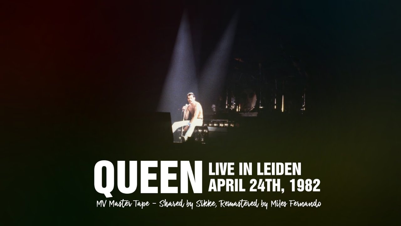 QUEEN Leiden 24 April 1982 Mastertape - YouTube