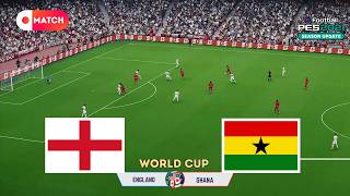 England vs Ghana | World Cup 2026 Simulation | eFootball PES 21 Realistic Gameplay screenshot 3
