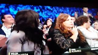 Canelos GF flirting while he fights Cotto