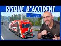 Euro truck simulator 2   risque daccident sur lautobahn avec mon camion renault