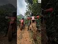 Why the riders love the mud , the dirt ? An offroad day again in North Vietnam Motorcycle Tour,