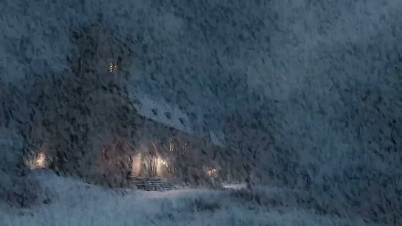 Relaxing Wind Sounds for Sleep | Howling Winter Storm & Blizzard