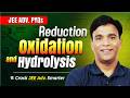 JEE Advanced Chemistry PYQs | Reduction, Oxidation, and Hydrolysis || Must Watch!