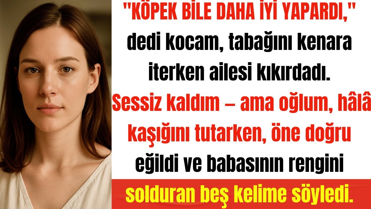 Babası Yemeği Beğenmedi… Oğlunun 5 Kelimesi Her Şeyi Değiştirdi!