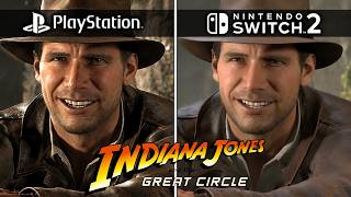 INDIANA JONES and the GREAT CIRCLE | Nintendo Switch 2 vs. PS5 | Gameplay Comparison!