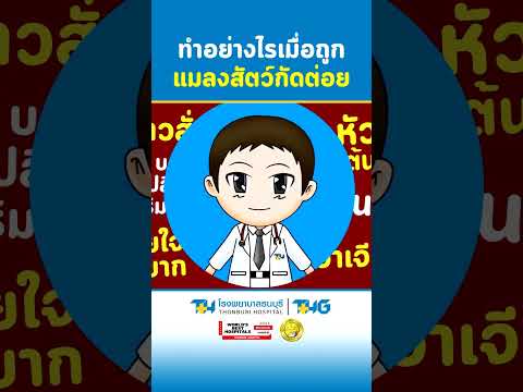 ทำอย่างไรเมื่อถูกแมลงสัตว์กัดต แผลร้อนในแก้ไขอย่างไรดี : โรงพยาบาลธนบุรี  16 2  โรงพยาบาลธนบุรี shortvideo  viral