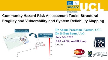 Community Hazard Risk Tools: Structural Frag. and Vuln. and System Reliability Mapping - Day 1