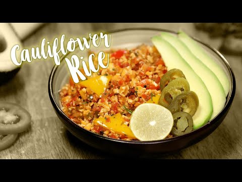 Cauliflower Rice | LOW CARB MEXICAN CAULIFLOWER RICE - Cauliflower Rice Recipe