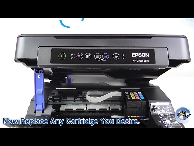 Husarbejde Ingen bælte Epson Expression Home XP2100: How to Change/Replace Ink Cartridges - YouTube