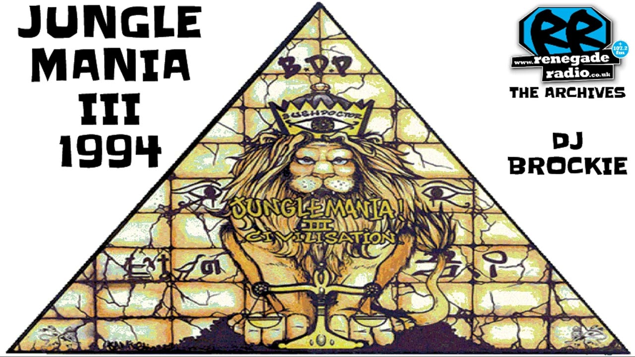 🦁 DJ Brockie | Jungle Mania III: Civilisation | 8 October 1994 | Breakbeat Jungle / DnB Rave ⚡