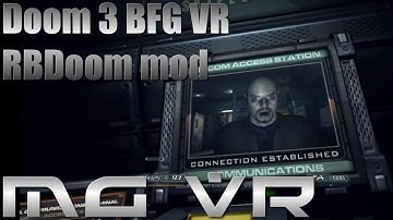 Doom 3 BFG VR RBDoom Mod Part 6 - VR Gameplay HTC Vive