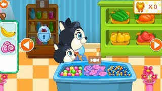 Brincando de fazer supermercado. Jogo infantil. screenshot 1