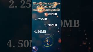 What is the maximumsize limit of file attachment in gmail?#QuestionOfTheDay, Ep 48 #TechQuiz,#Shorts