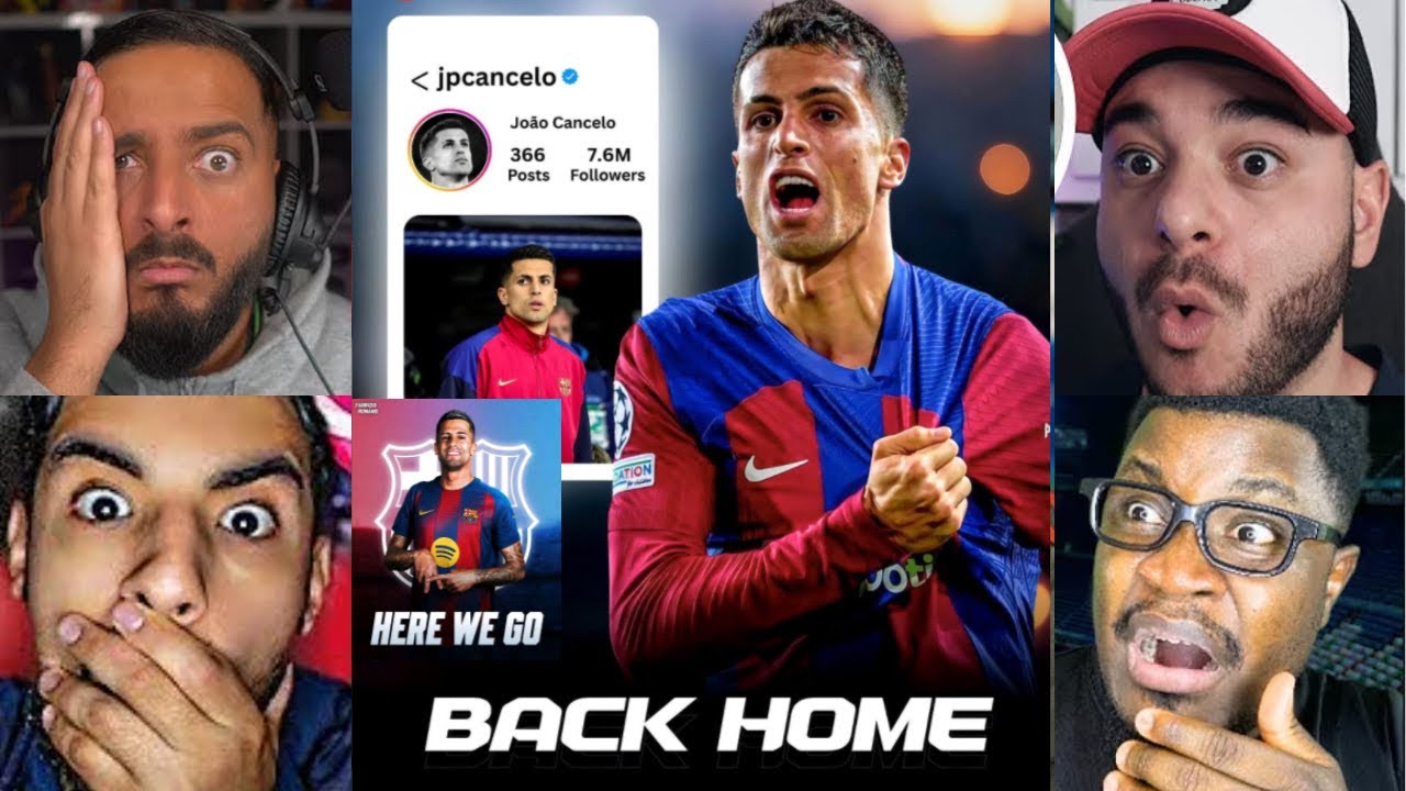 🚨😱HERE WE GO CANCELO EST DE RETOUR AU BARÇA 😂🥰😂