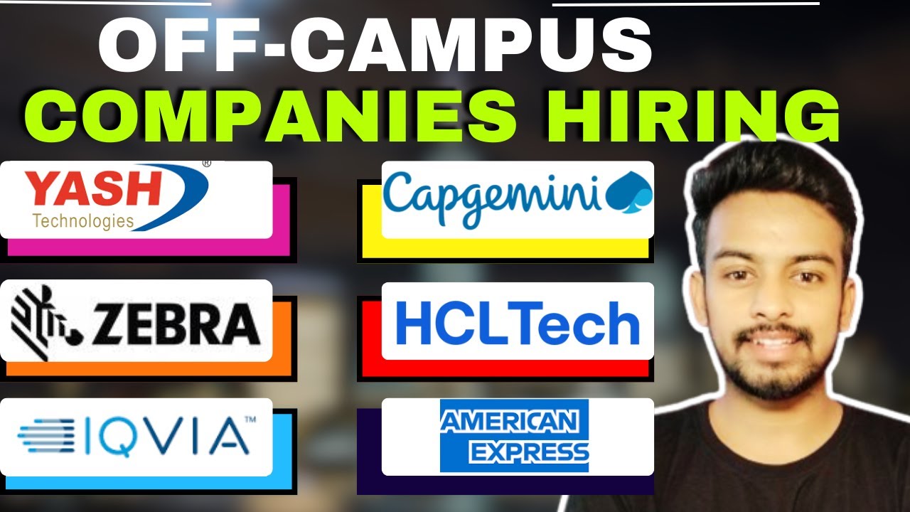 Zebra, HCL, Capgemini, Iqvia Biggest Hiring | OFF Campus Drive For 2024 ...