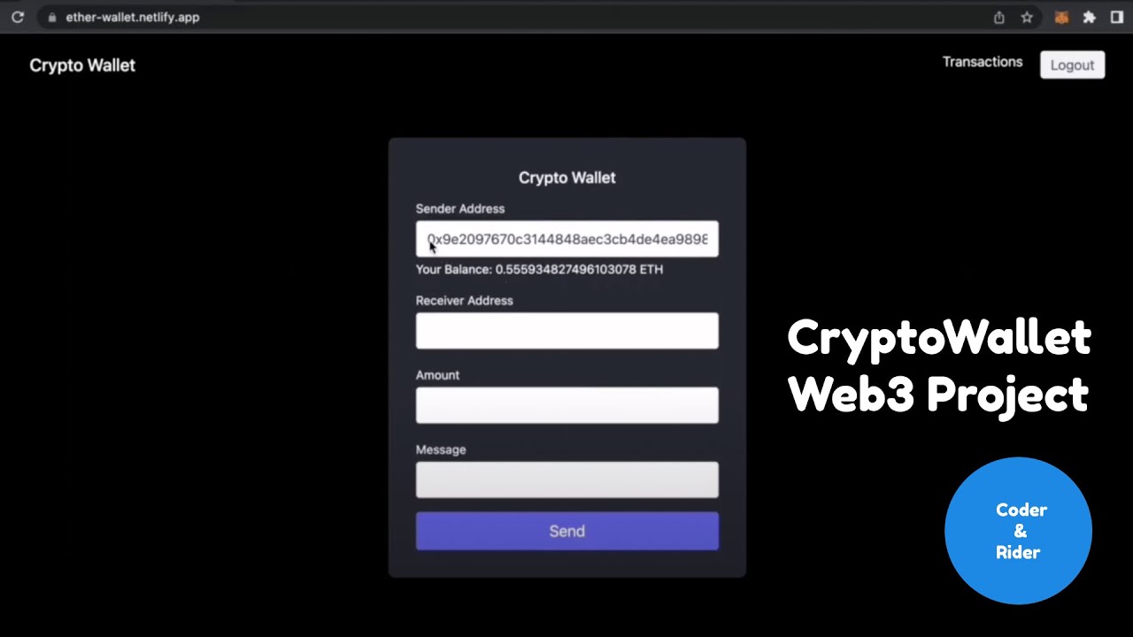 Build Web 3.0 Blockchain app | Coder & Rider - YouTube