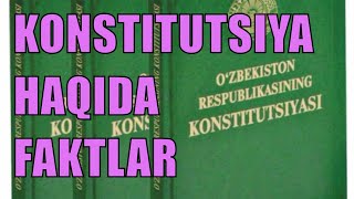 KONSTITUTSIYA KONSTITUTSIYA