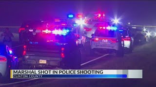 Deputy marshal recovers after shootout with armed man in Clinton County
