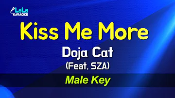 Doja Cat - Kiss Me More (Feat. SZA) (Male key) KARAOKE