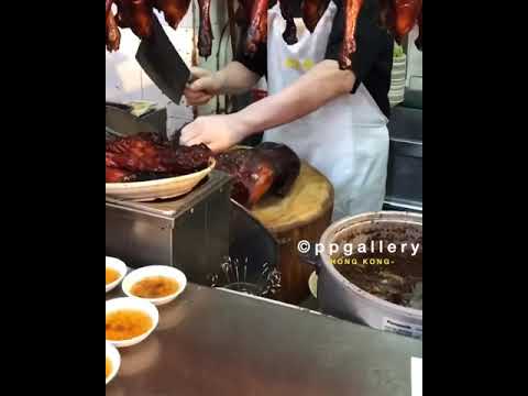 roast goose 🍗 at Yat Lok Restaurant #ppgallery #อร่อย #hongkong