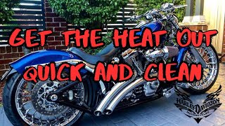Harley Heat is Your Enemy but it Has a Quick and Easy Solution