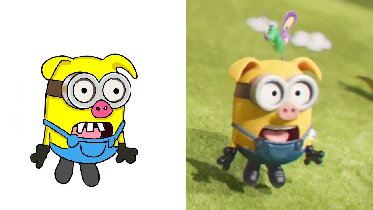 Minions Despicable Me Prequel funny Drawing meme