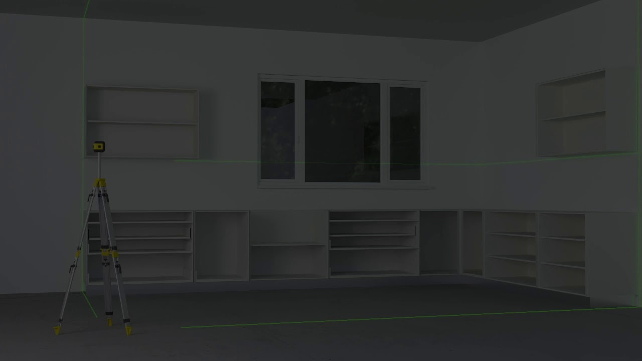 STANLEY® Cross 90™ Cross Line Green Beam Laser Level