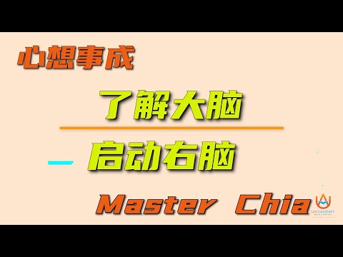 Master Chia 谢易亨：了解大脑启动右脑