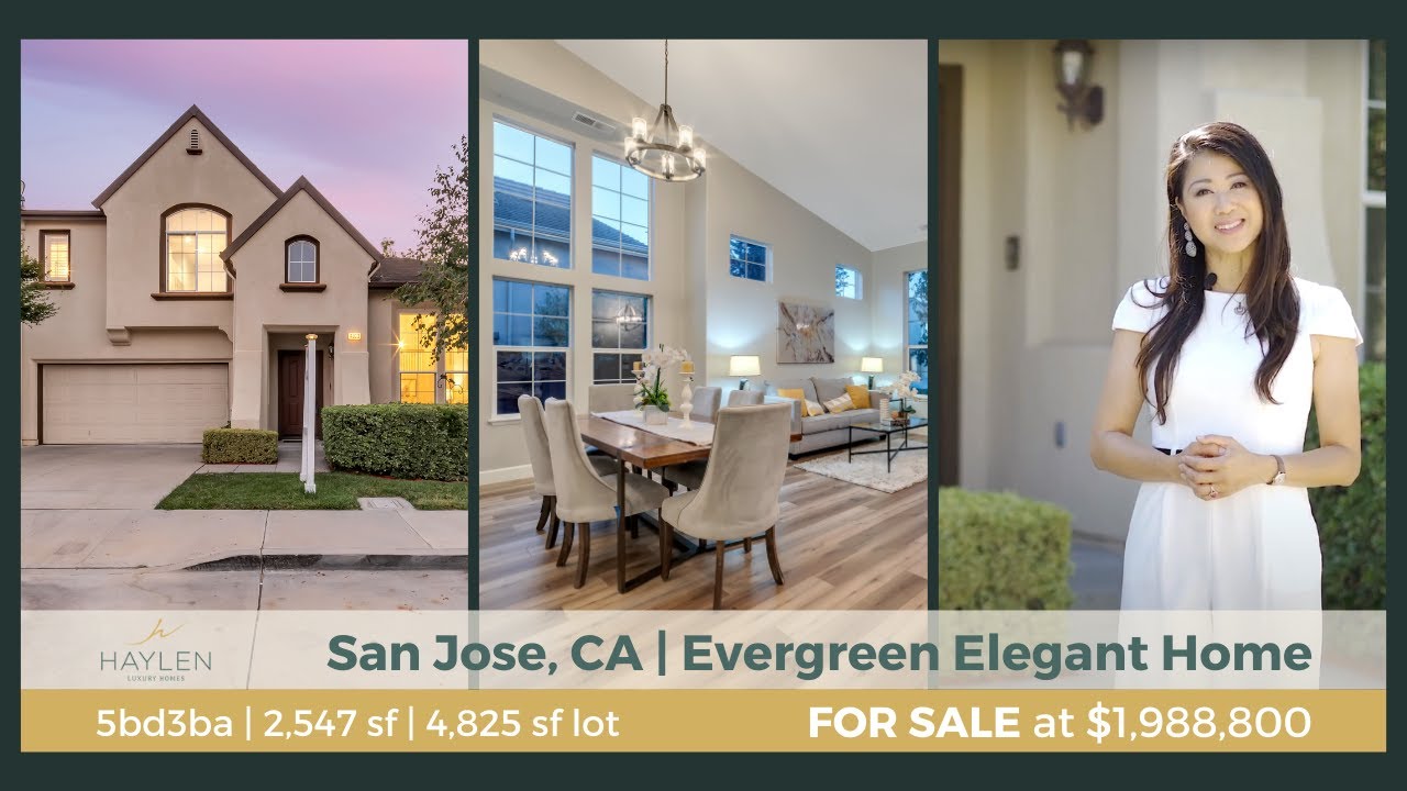 Elegant San Jose (Evergreen) 5bd3ba House Tour YouTube