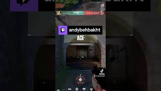 #Shorts: First ACE on #Valorant! | #ValorantClips #TwitchStreamer #ValorantStreamer
