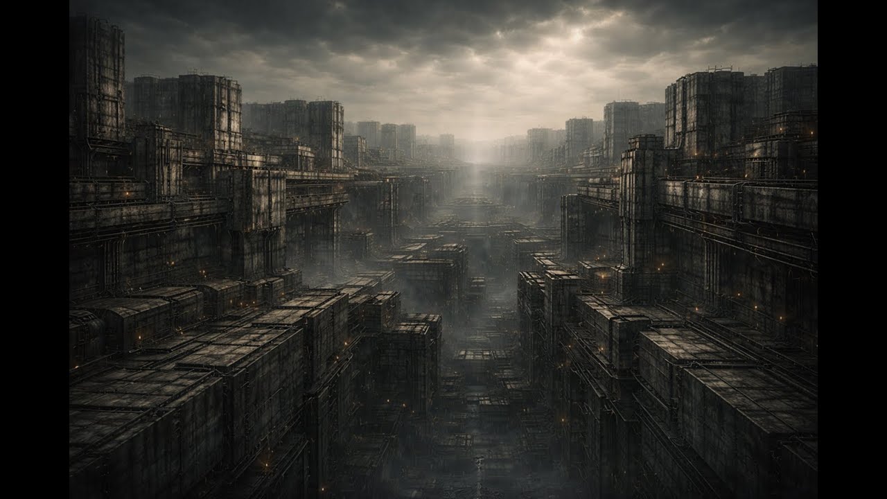 Brutalist Industrial Metal 3 Hours — Deep Bass Dystopian Heavy Metal for Focus
