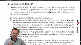 CA Foundation | Lecture 2: LLP - Name, Change of Name, Registered Office & Incorporation Explained