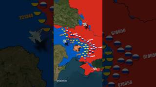Russia 🇷🇺 vs Ukraine 🇺🇦 Extreme Timelapse War Map ⚔️ Watch the Battlefield Change in Seconds!