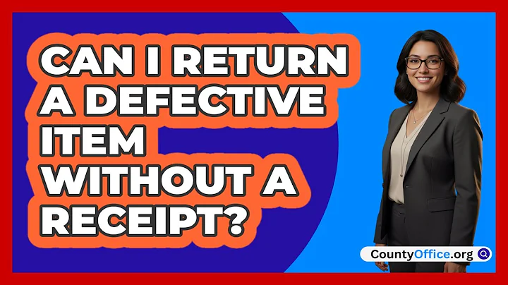 Can I Return A Defective Item Without A Receipt?