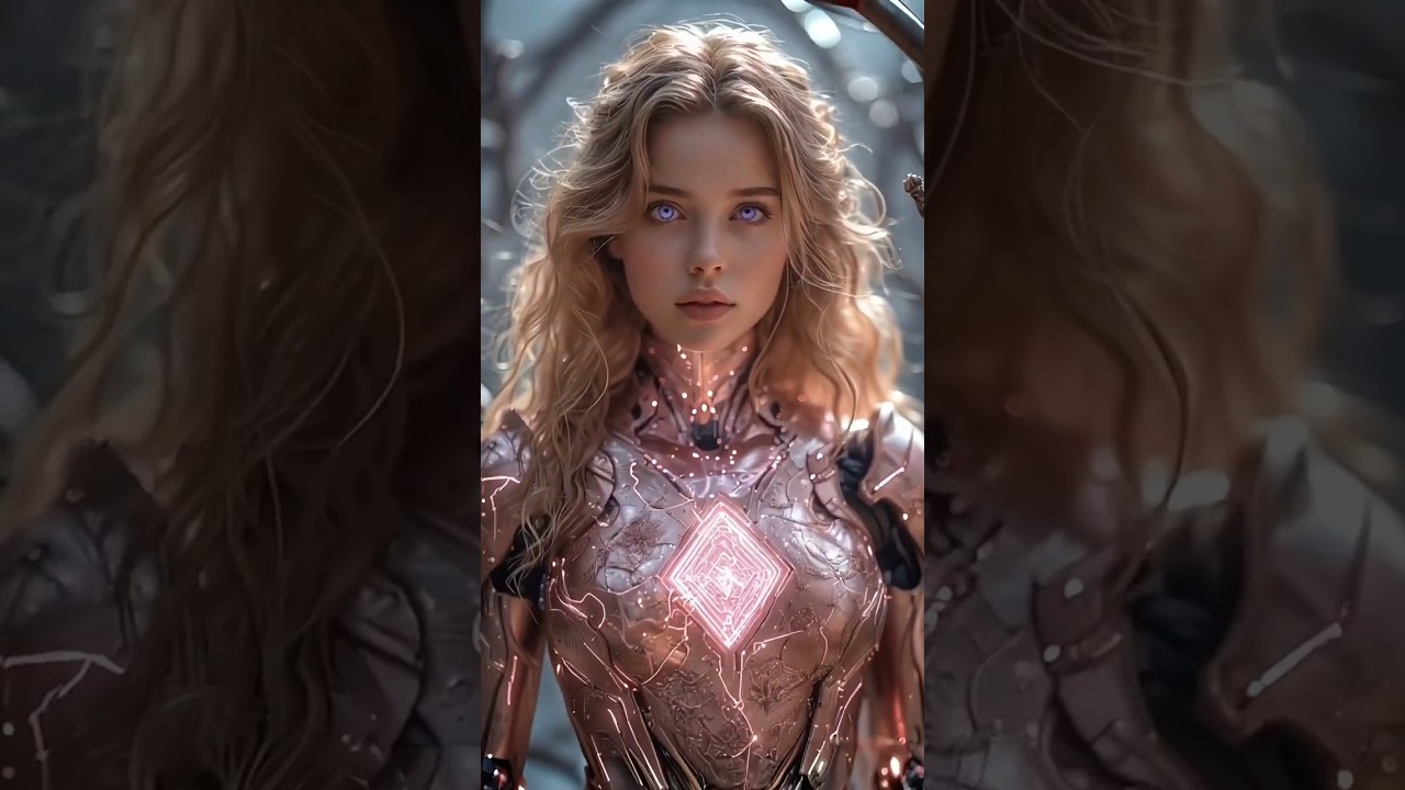 Disney Princesses as Cyborgs Reimagined /  Futuristic Disney 002