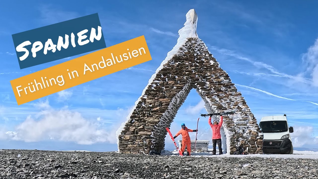 Sierra Nevada im Frühling - Schnee in Andalusien
