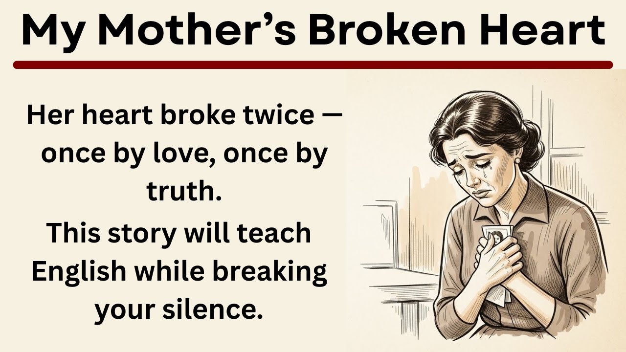 My Mother’s Broken Heart | An Emotional English Story | Graded Reader ||Improve Your English Fluency
