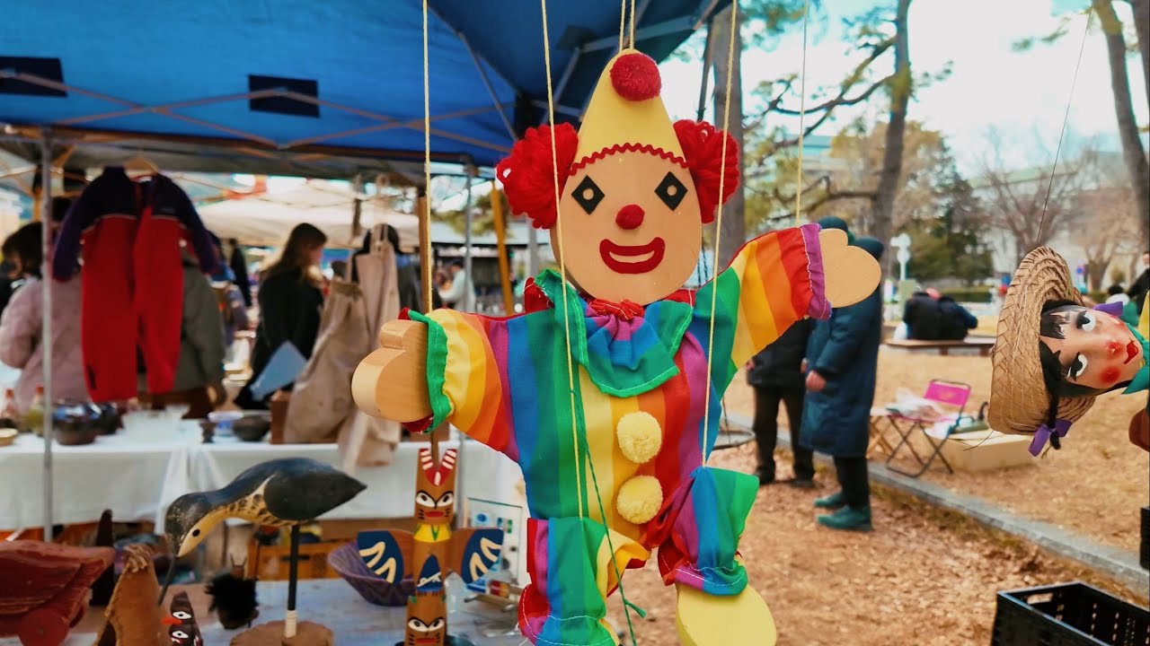 Heian Flea Market, Kyoto, Japan, 2-time Heian Shrine Walk (December 2024, February 2025)