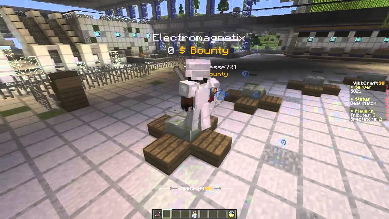 Vikkcraft Server Hacker On Hunger Games (Electromagnetix)