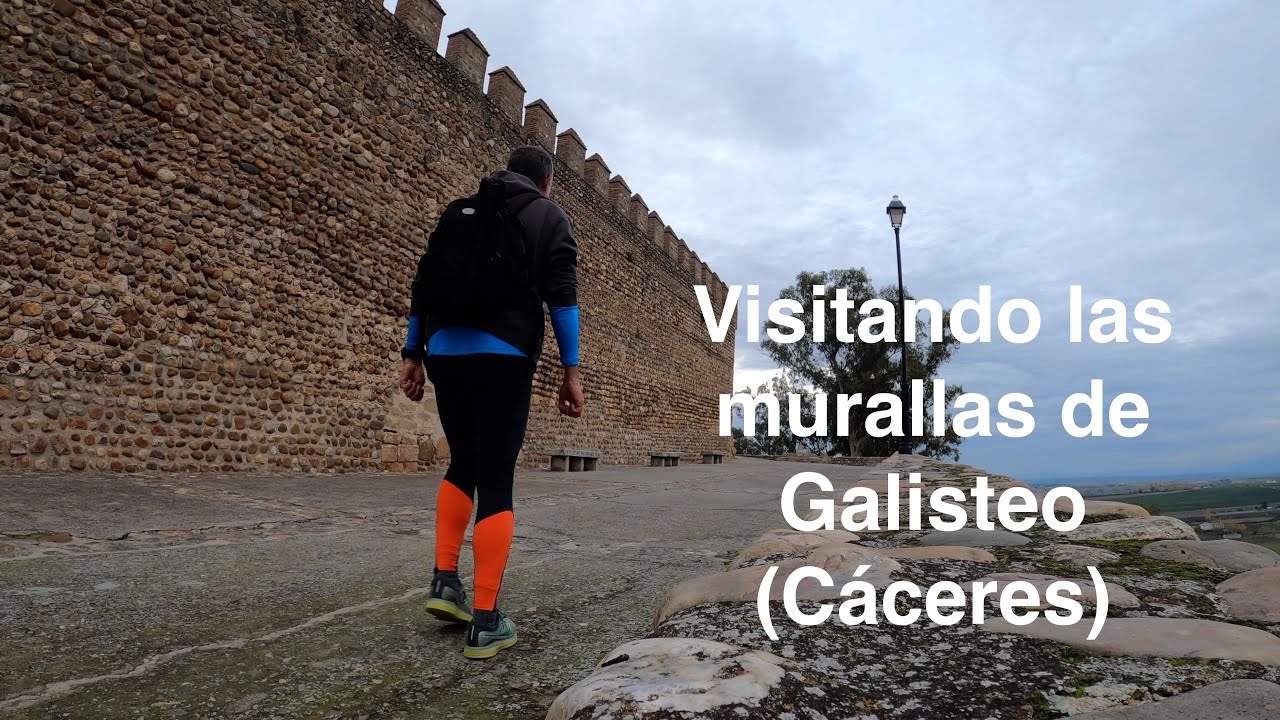 Atardecer de invierno visitando las murallas de Galisteo (Cáceres)