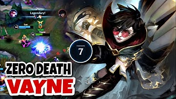 TOP 7 VAYNE VS CAITLYN AND ZERO DEATH HOW😱😱!!? | INSANE GAMEPLAY |#vayne #wildrift #adc